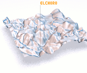 3d view of El Choro