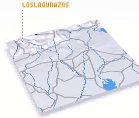 3d view of Los Lagunazos