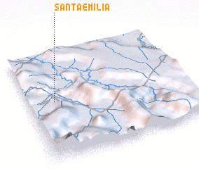 3d view of Santa Emilia