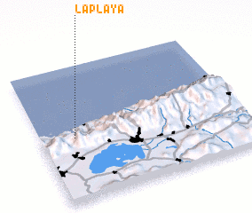 3d view of La Playa