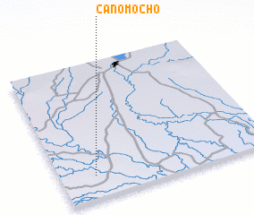 3d view of Caño Mocho