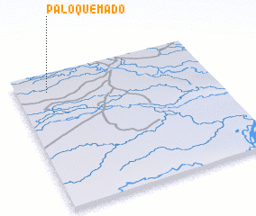 3d view of Palo Quemado