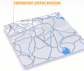 3d view of San Rafael de Pacaragua