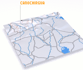 3d view of Caño Chirgua