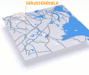 3d view of San José de Kala