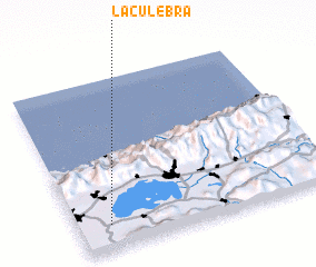 3d view of La Culebra