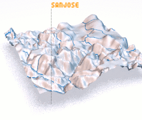 3d view of San José