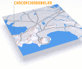 3d view of Concepción de Belén