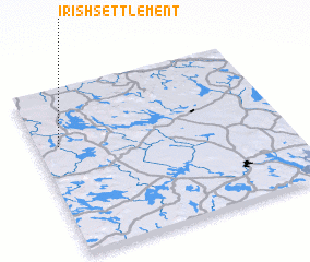 3d view of Irish Settlement