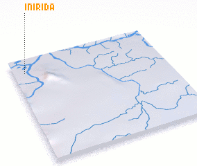 3d view of Inírida