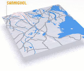 3d view of San Miguel