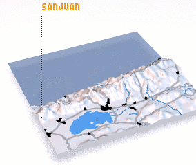 3d view of San Juan