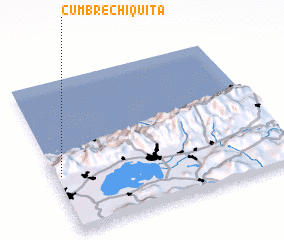 3d view of Cumbre Chiquita