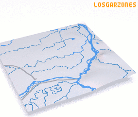 3d view of Los Garzones