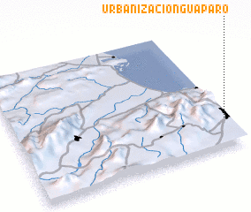 3d view of Urbanización Guaparo