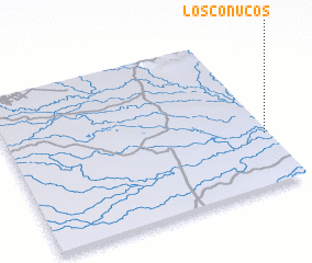 3d view of Los Conucos