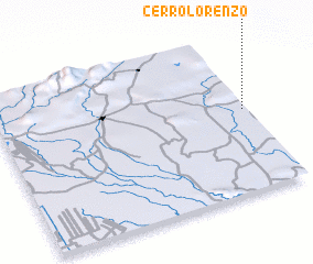 3d view of Cerro Lorenzo