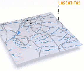 3d view of Las Catitas