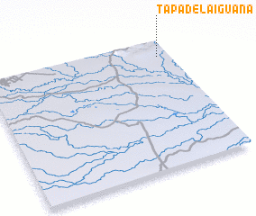 3d view of Tapa de La Iguana