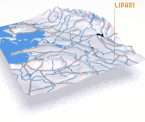 3d view of Lipari