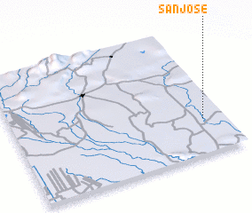 3d view of San José