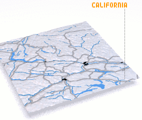 3d view of California