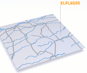 3d view of El Plagón