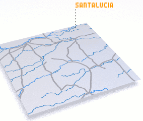 3d view of Santa Lucía