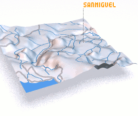 3d view of San Miguel