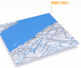 3d view of Mont-Joli