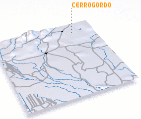 3d view of Cerro Gordo