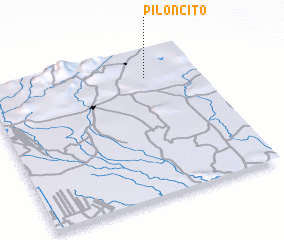 3d view of Piloncito