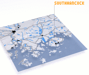 3d view of South Hancock