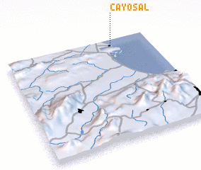 3d view of Cayo Sal