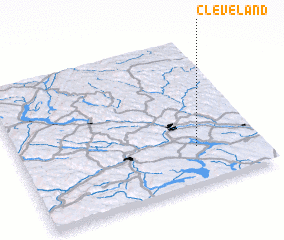 3d view of Cleveland