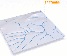3d view of Santa Ana