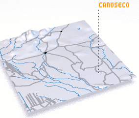 3d view of Caño Seco