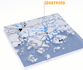 3d view of Great Pond