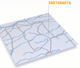 3d view of Santa Marta