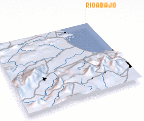 3d view of Río Abajo