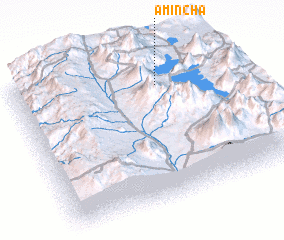 3d view of Amincha