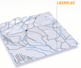 3d view of Las Mulas