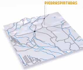 3d view of Piedras Pintadas