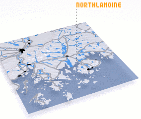 3d view of North Lamoine