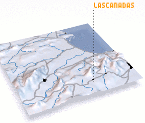 3d view of Las Cañadas