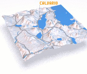 3d view of Calvario