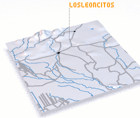 3d view of Los Leoncitos