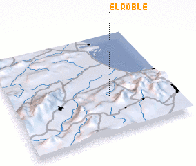 3d view of El Roble