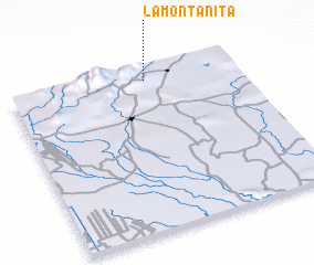 3d view of La Montañita