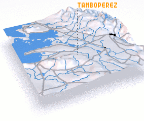 3d view of Tambo Pérez